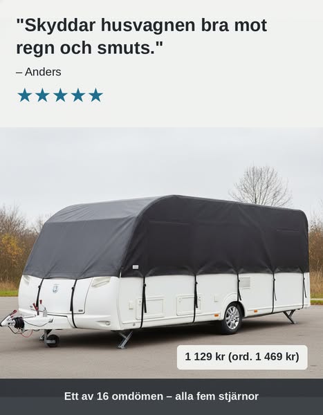 Skyddar mot regn och smuts – enligt Anders