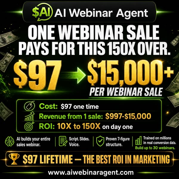 AI Webinar Agent Writes Your Script for You