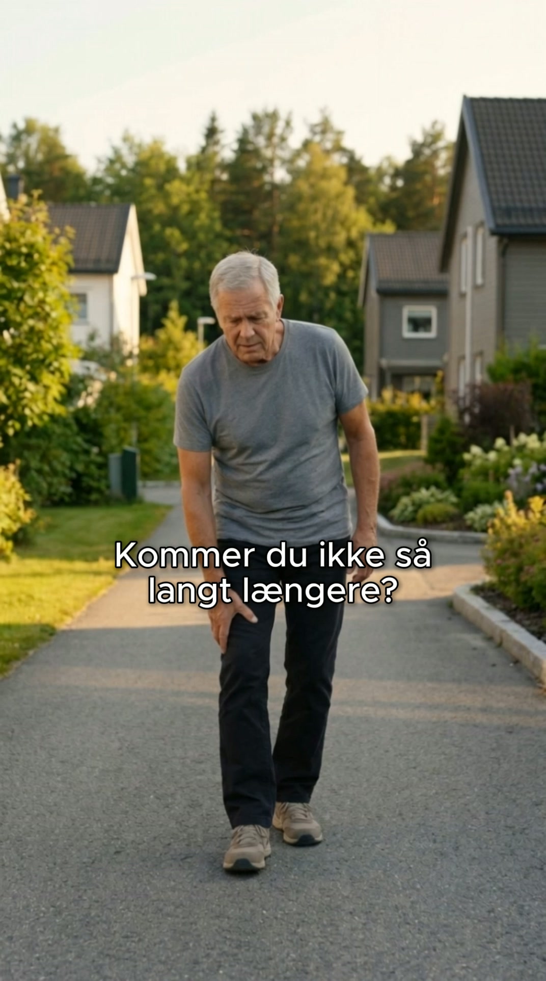 Knæet bestemmer, hvor langt du går