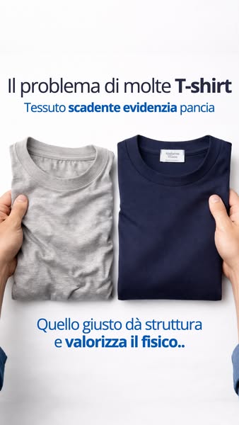 Valorizza il petto. Non la pancia.