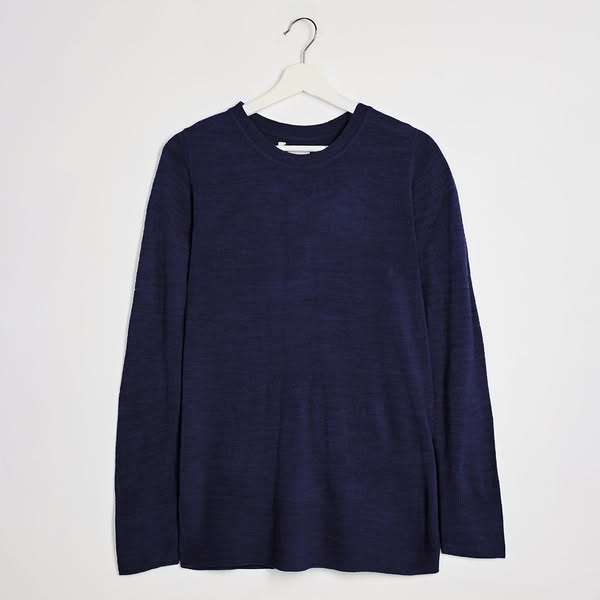 Ladies Navy Crew Jumper