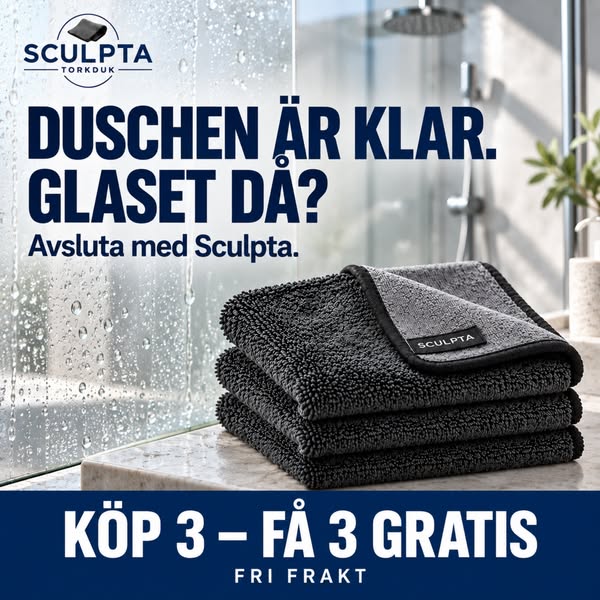 Få upp till 3 torkdukar gratis idag!