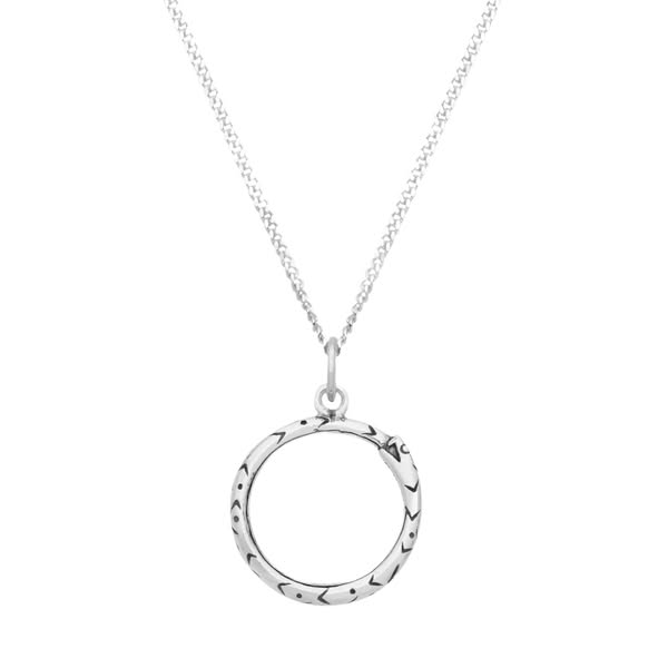 SERPENTINE - Sterling Silver Necklace