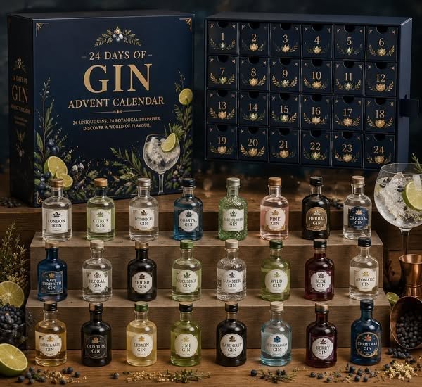 HOLIDAY SPECIAL – 49% OFF | 2026 Gin Blind Box – 24 Days of Festive