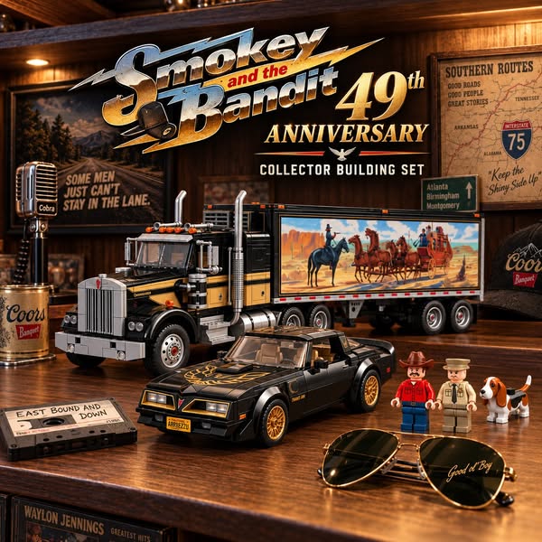 Smokey and the Bandit 49th Anniversary Collector Building Set