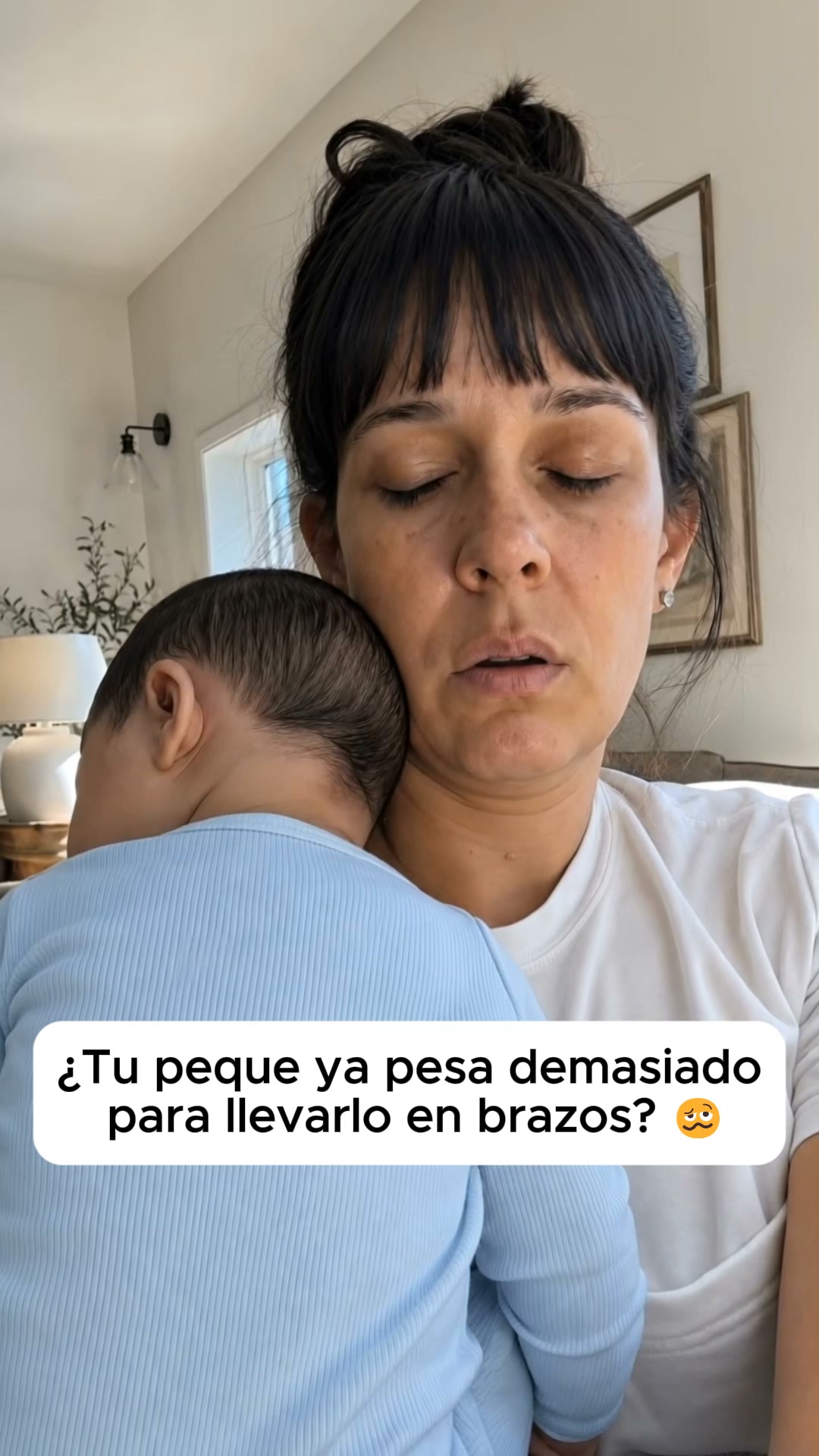 Lleva a tu peque cerquita de ti, sin acabar con dolor de espalda.