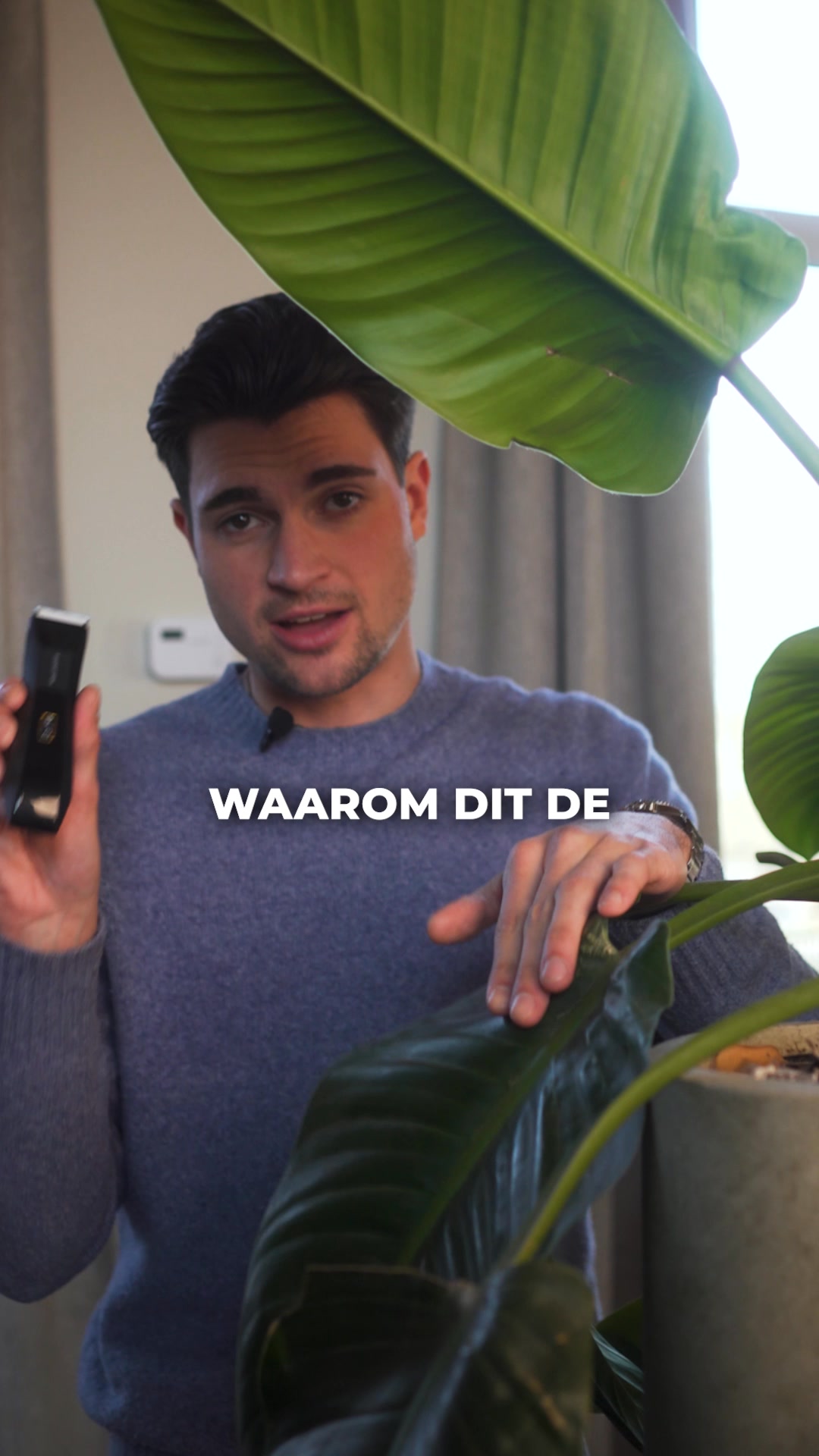 Eén trimmer. Alles geregeld.