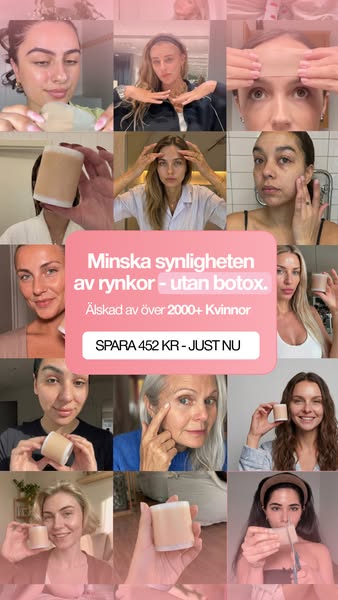 Du behöver inte botox för att minska rynkor.