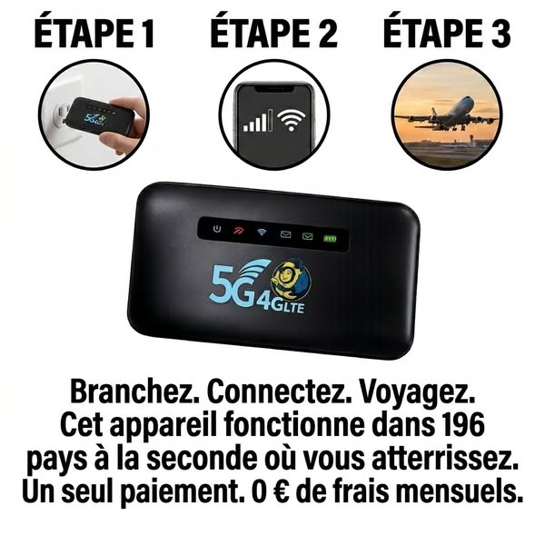 5G illimitée sans frais de roaming !