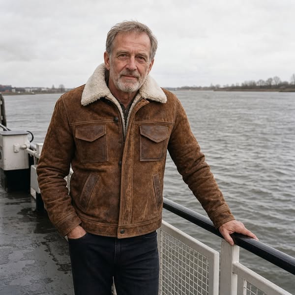 Guus | Jack in Suèdelook met Teddykraag