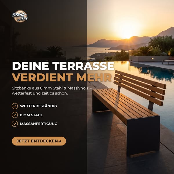 Gartensitzbank aus Tanne