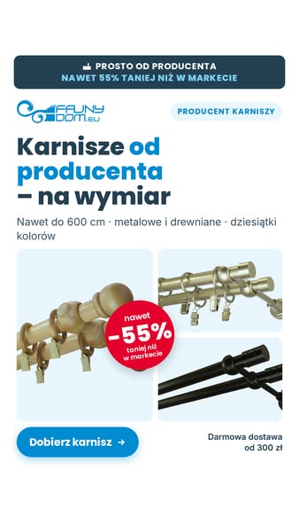 Karnisze od producenta – na wymiar