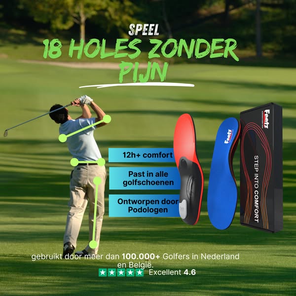 Speel morgen 18 holes zonder pijn – bestel vandaag met -60% korting