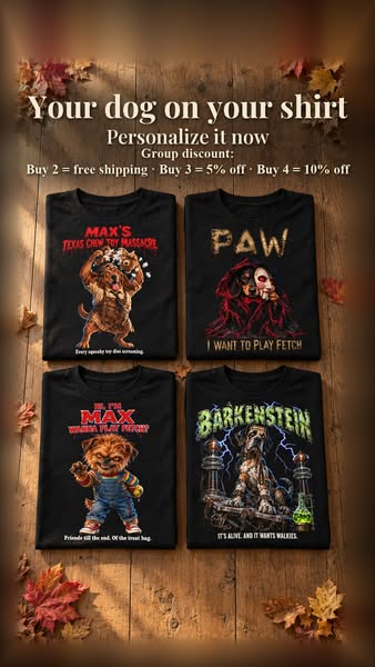Upload your dog. Get the design. Big Sale – Whole Shop