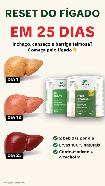Limpeza natural do fígado