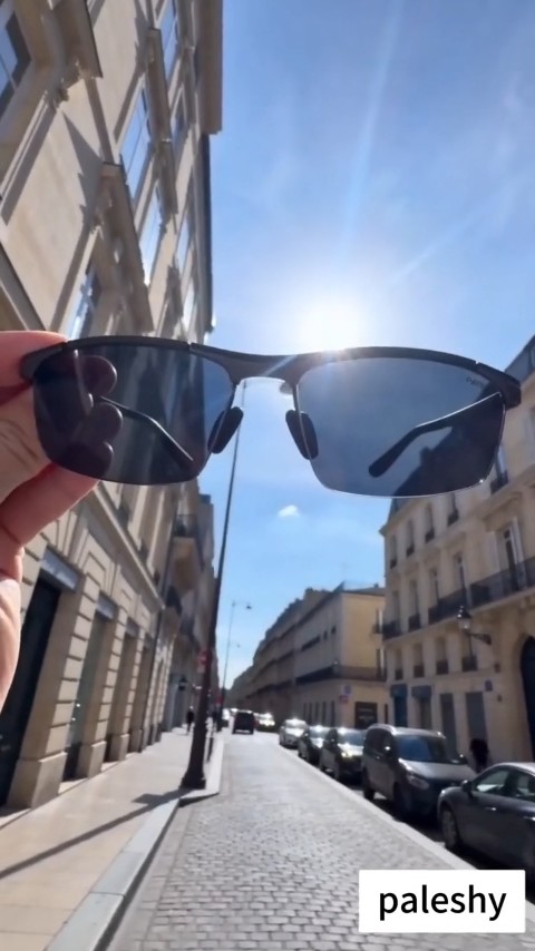New-Photochromic Sunglasses with Anti-glare Polarized Lens