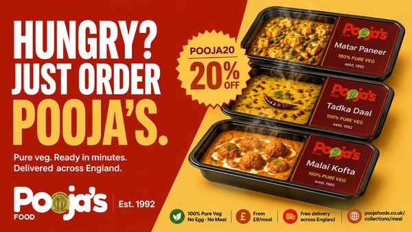 Get 20% OFF with code POOJA20