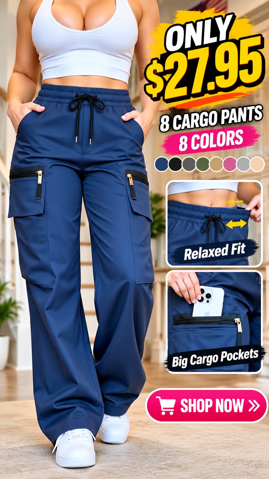 This Halloween deal looks like a mistake… 8 Cargo Pants for ONLY $27.95?!