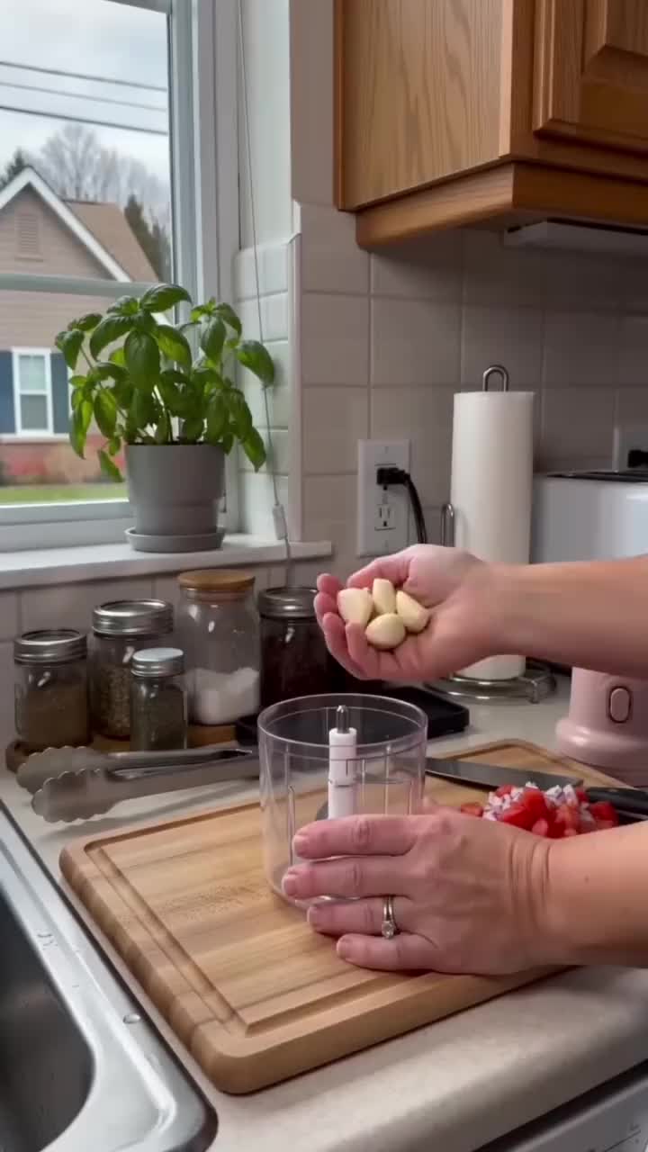 Household Electric Garlic Crusher