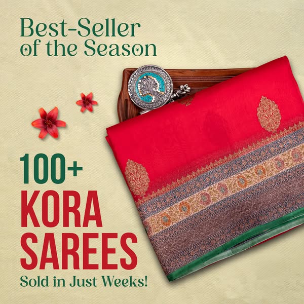 Find The Perfect Kora Saree Here