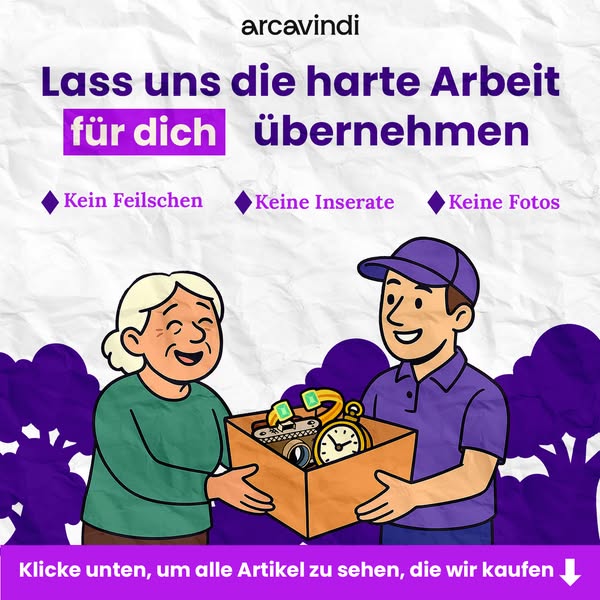 Klicke hier, um alle Artikel zu sehen, die wir kaufen