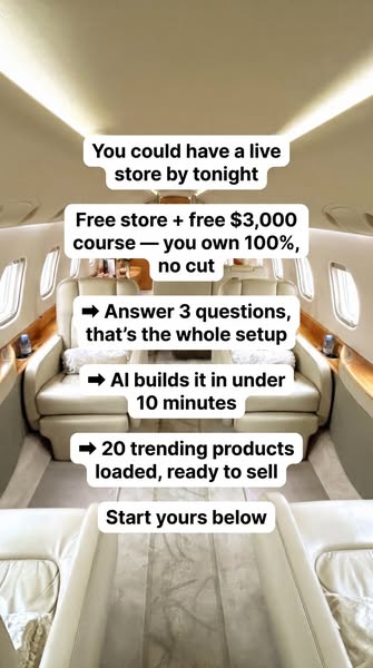 Free AI-Built Store in 10 Minutes