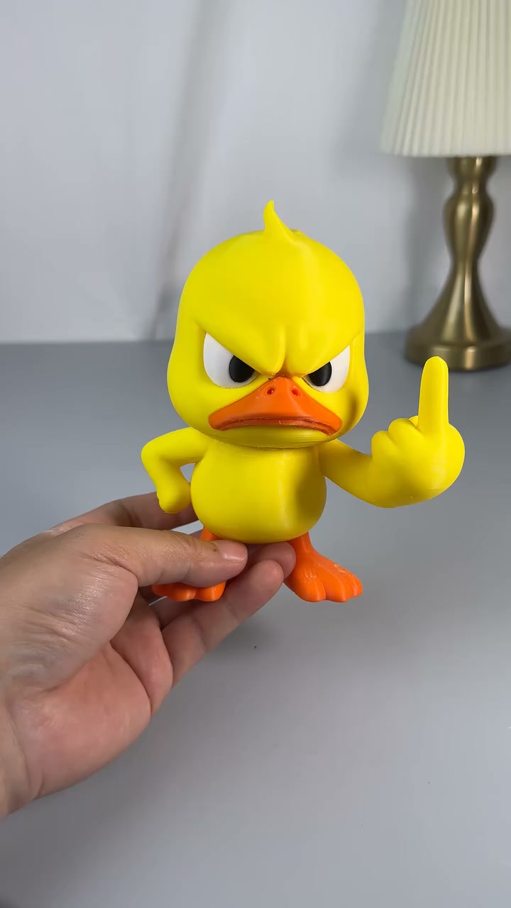 Cute Duck. Serious Attitude.