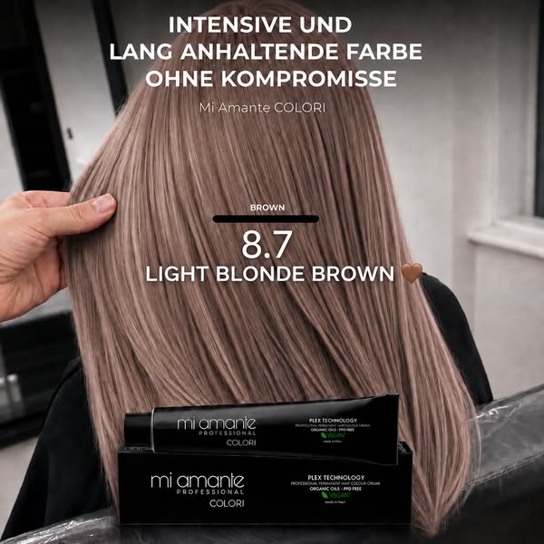 Die Farbe hält - ohne das Haar zu schädigen.