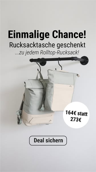 2in1-Rucksack geschenkt