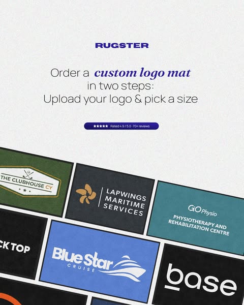 Order your custom logo mat