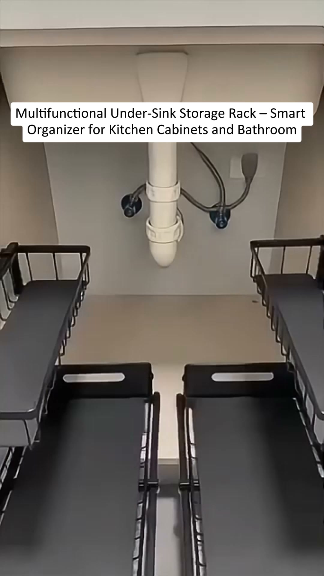 2-Tier Pull-Out Under-Sink Organizer
