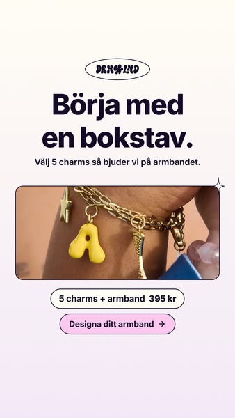 Gratis armband från 5 charms