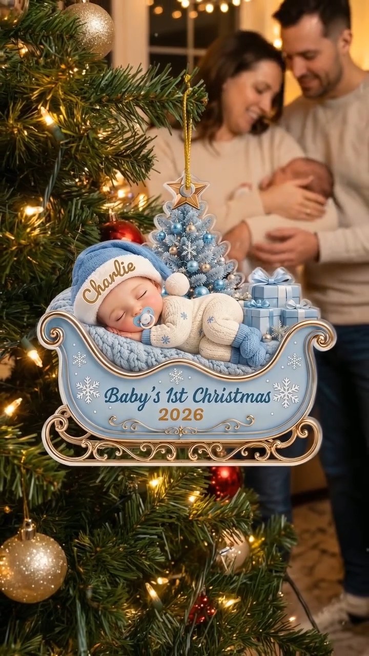 Personalized Baby’s First Christmas Ornament