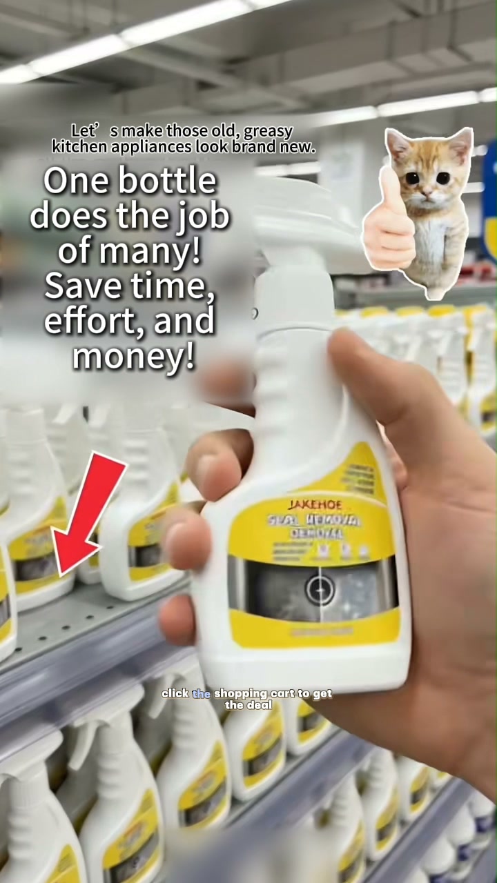 Our heavy‑duty grease cleaner melts away tough greasy messes with little effort.