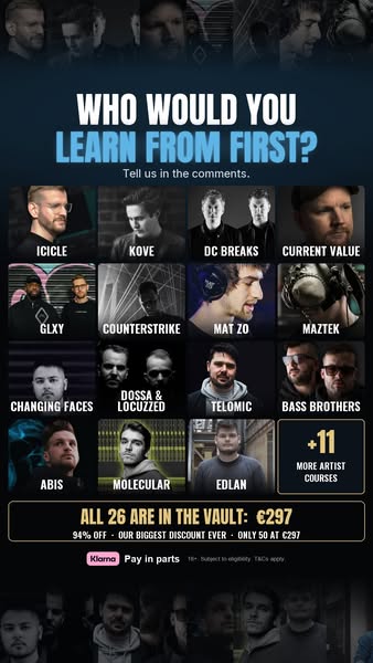 Every artist course & pack we've made: 94% off