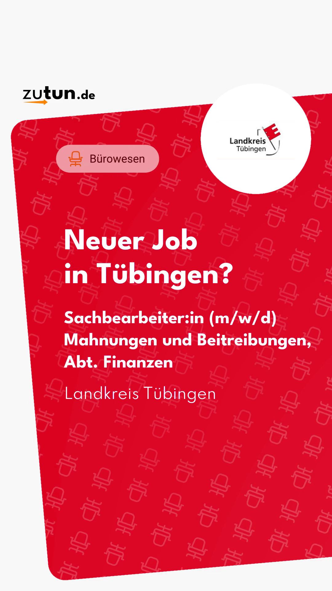 Neuer Job! Für dich oder deine Freunde?