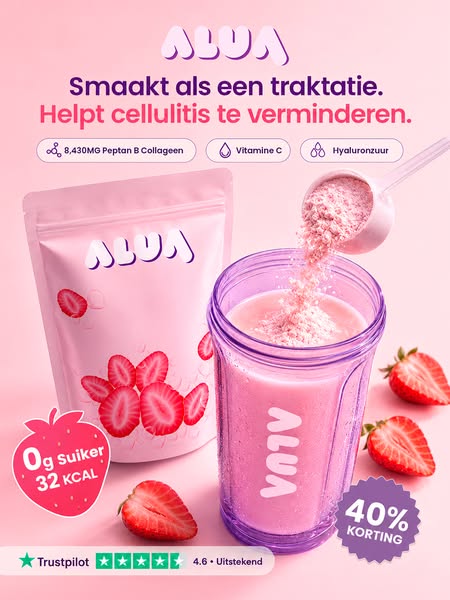 40% korting + gratis shaker