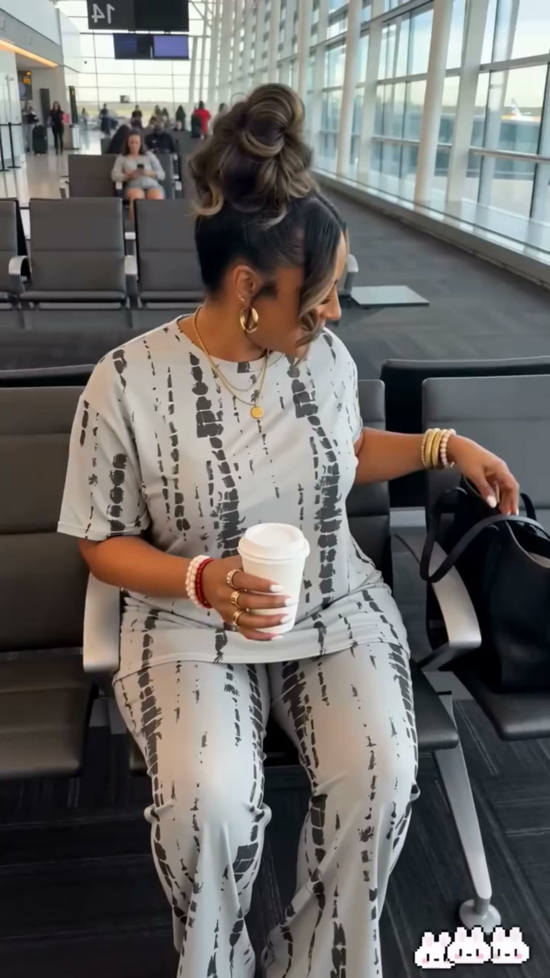 Tie-Dye Relaxed Tee & Pant Set