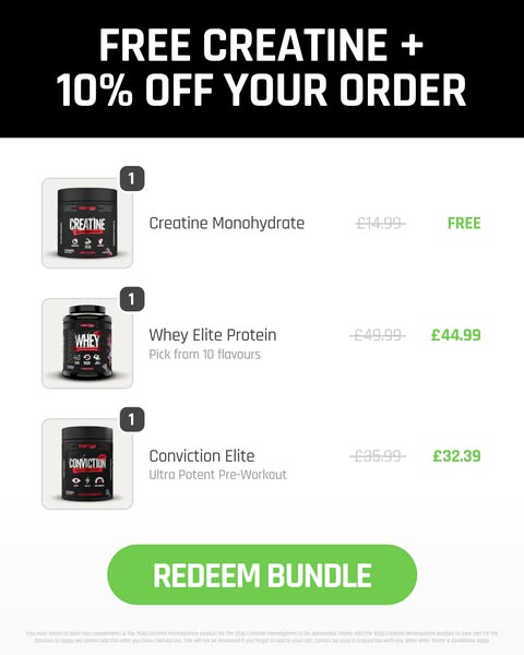 Free creatine. Extra savings. Simple.