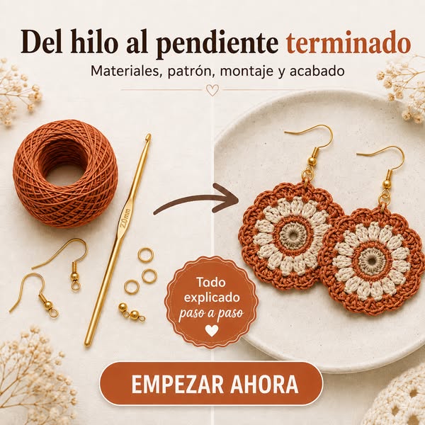 50 Pendientes de Crochet