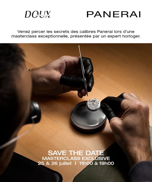 Masterclass Panerai chez Doux Joaillier à Megève