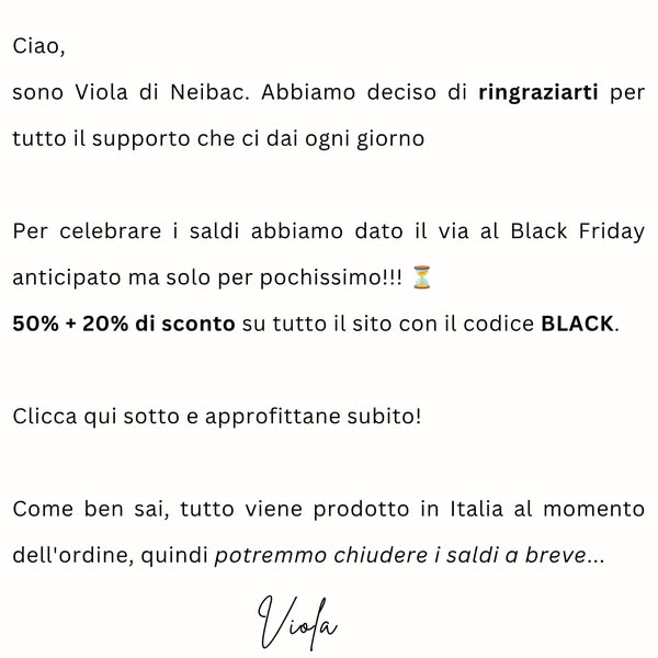 MEGA SALDI AL 50% + EXTRA 20%