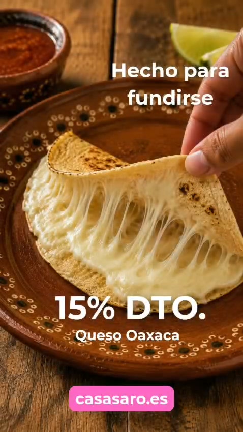 Queso Oaxaca al 15%!!! No lo dejes escapar!