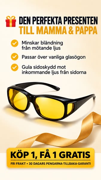 Sun Fit™ Nattglasögon för bilkörning