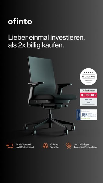 Dein Rücken wird es dir danken!