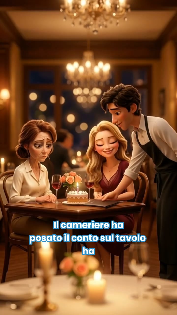 Il cameriere mi ha scambiata per sua madre — abbiamo la stessa età