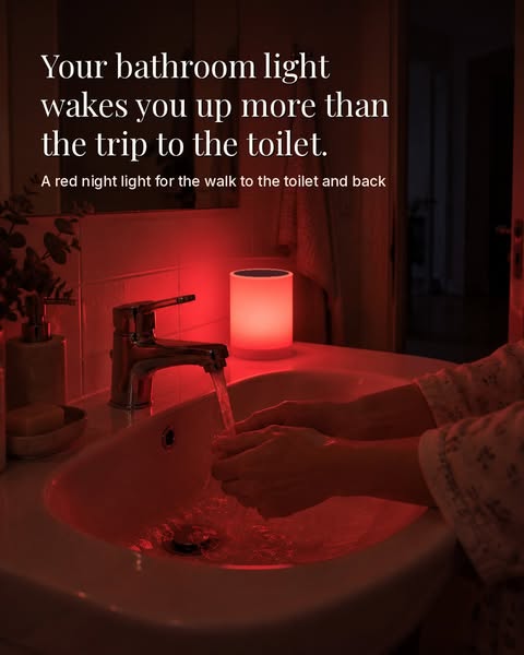 Enough light to find the toilet. Not enough to wake the house.