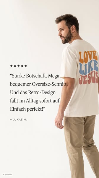 Love Like Jesus Oversize Shirt