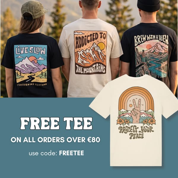 Free Tee on Orders Over €80