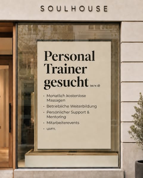 Jetzt bewerben: Personal Trainer
